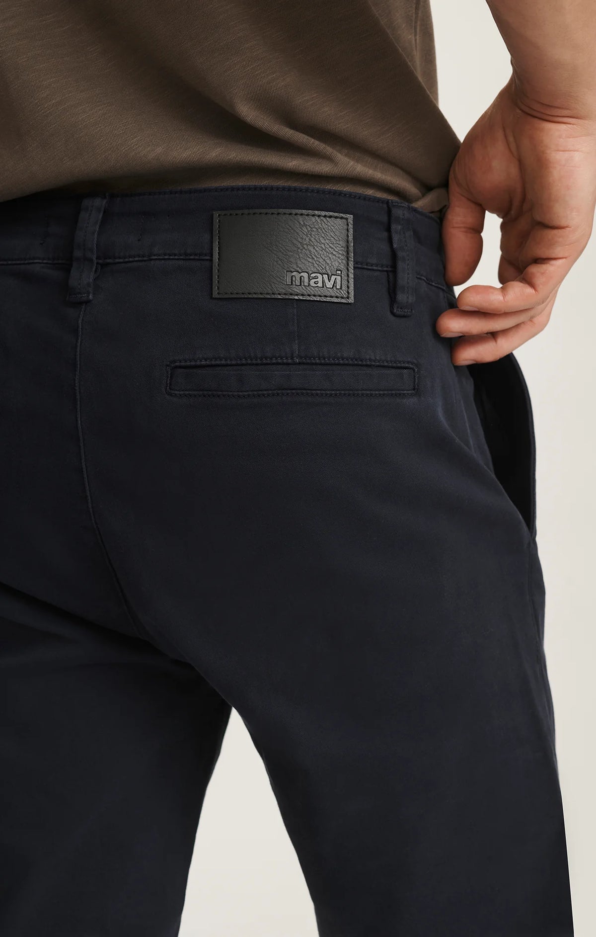 MILTON DARK NAVY CASUAL TWILL PANT