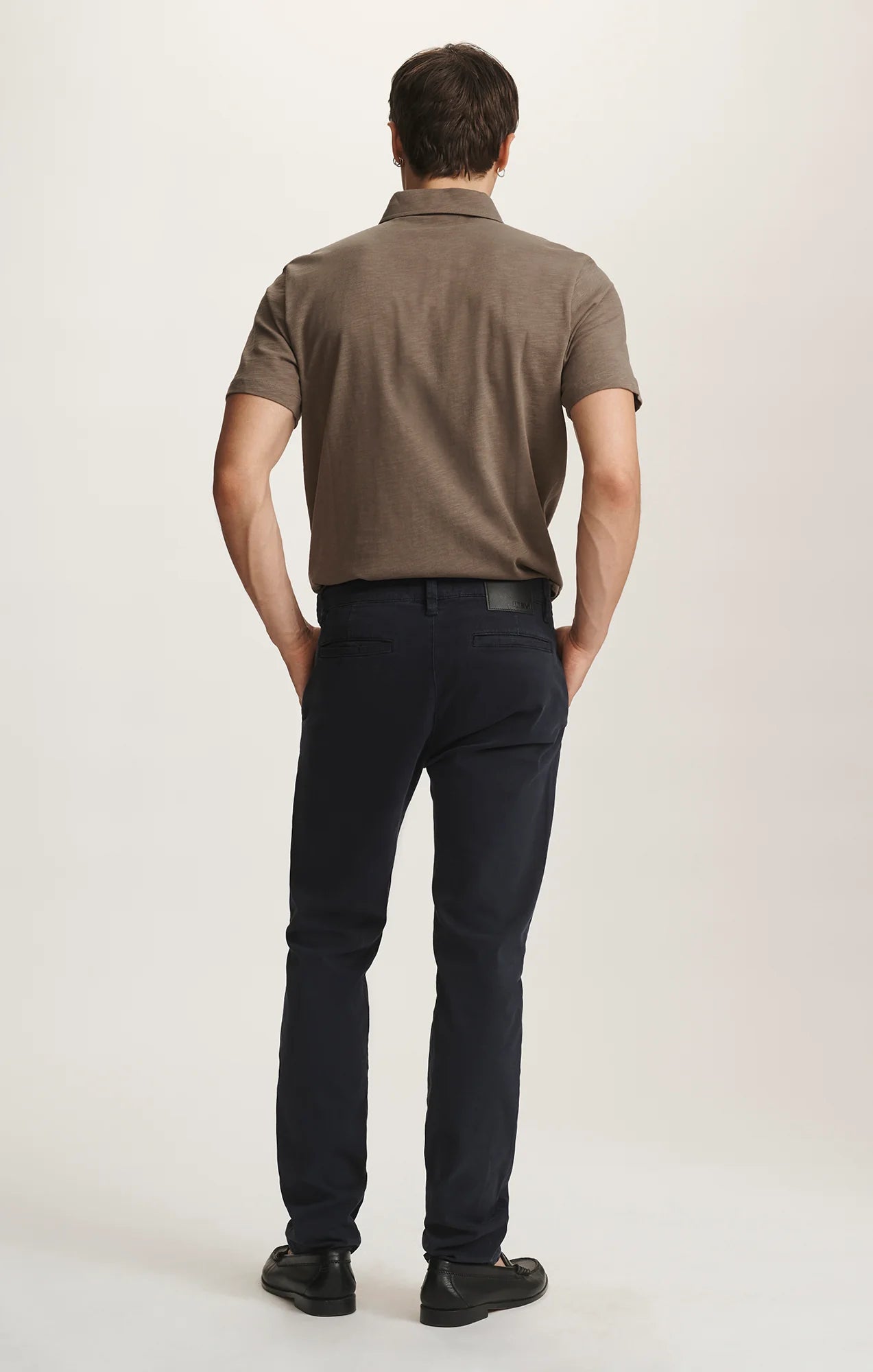 MILTON DARK NAVY CASUAL TWILL PANT