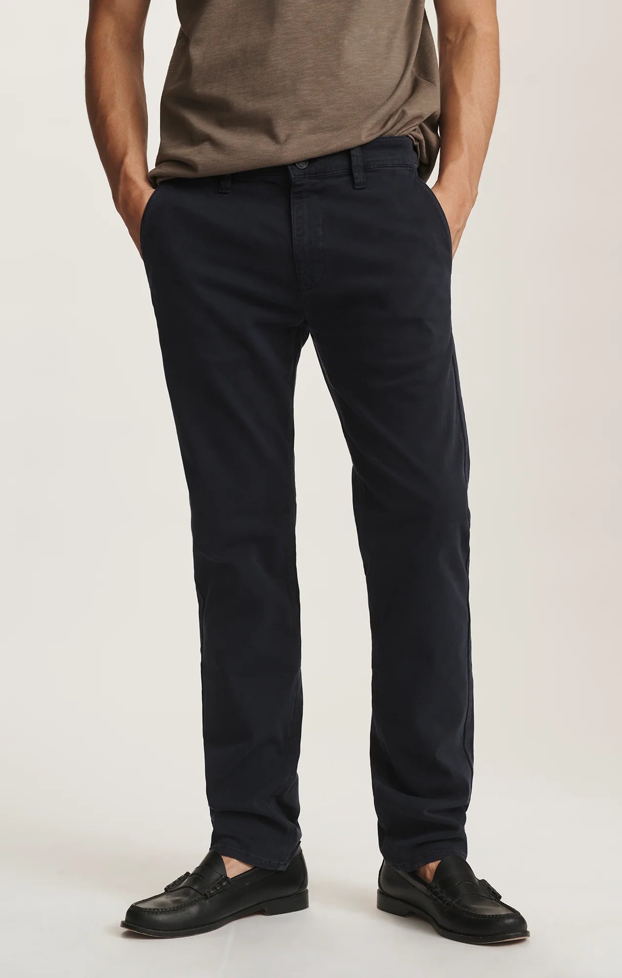 MILTON DARK NAVY CASUAL TWILL PANT