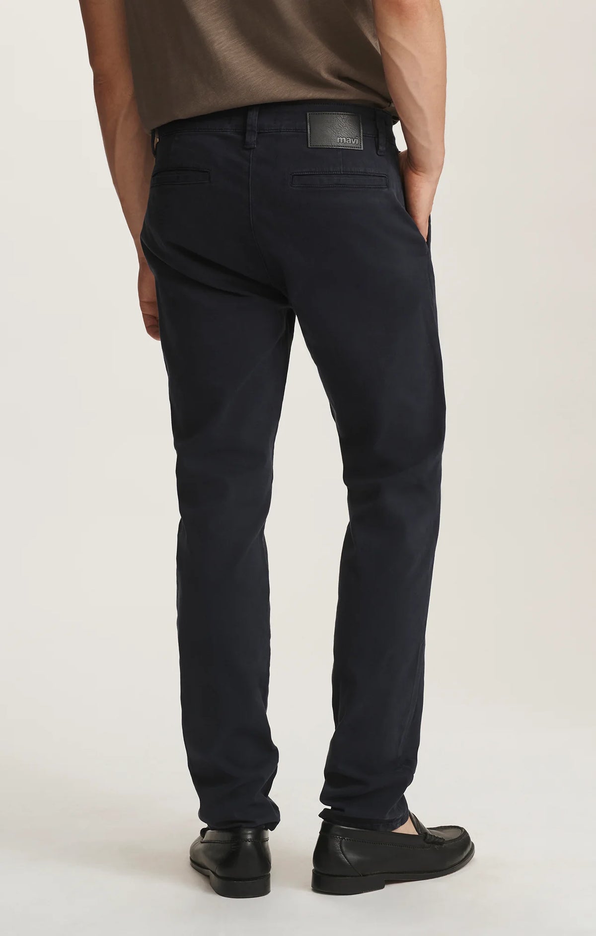 MILTON DARK NAVY CASUAL TWILL PANT
