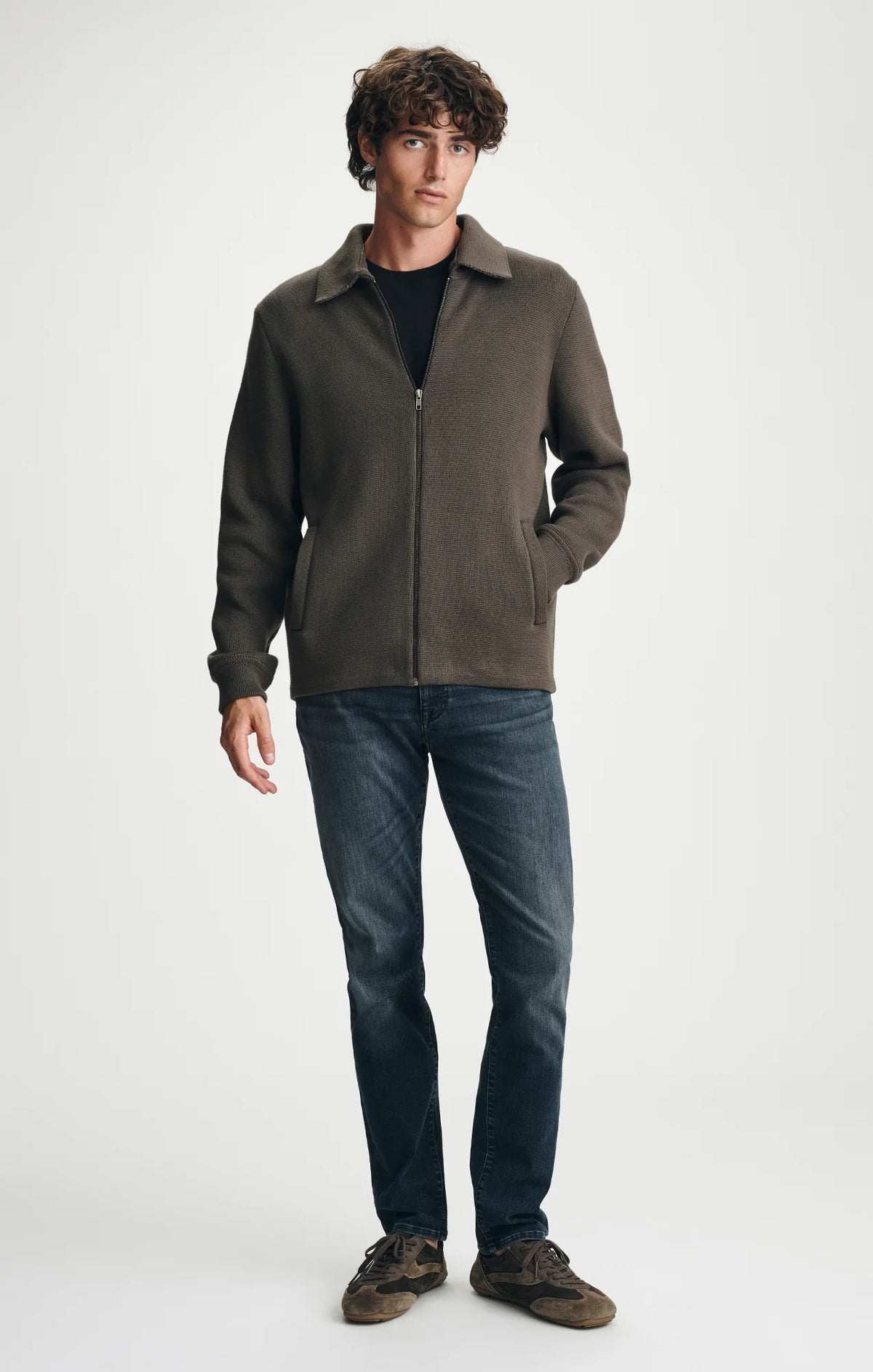 FULL ZIP SWEATER