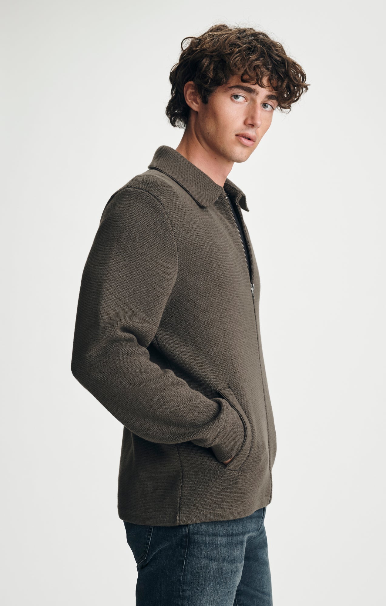 FULL ZIP SWEATER