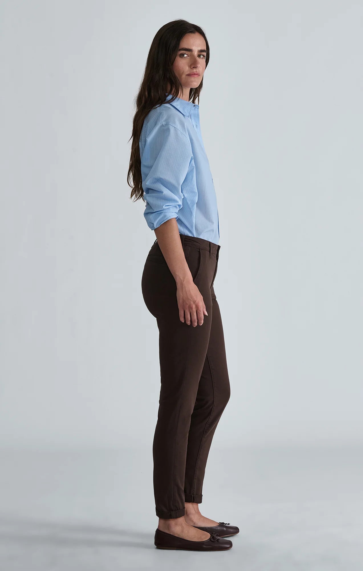 KATHLEEN CHINO CHESTNUT TWILL