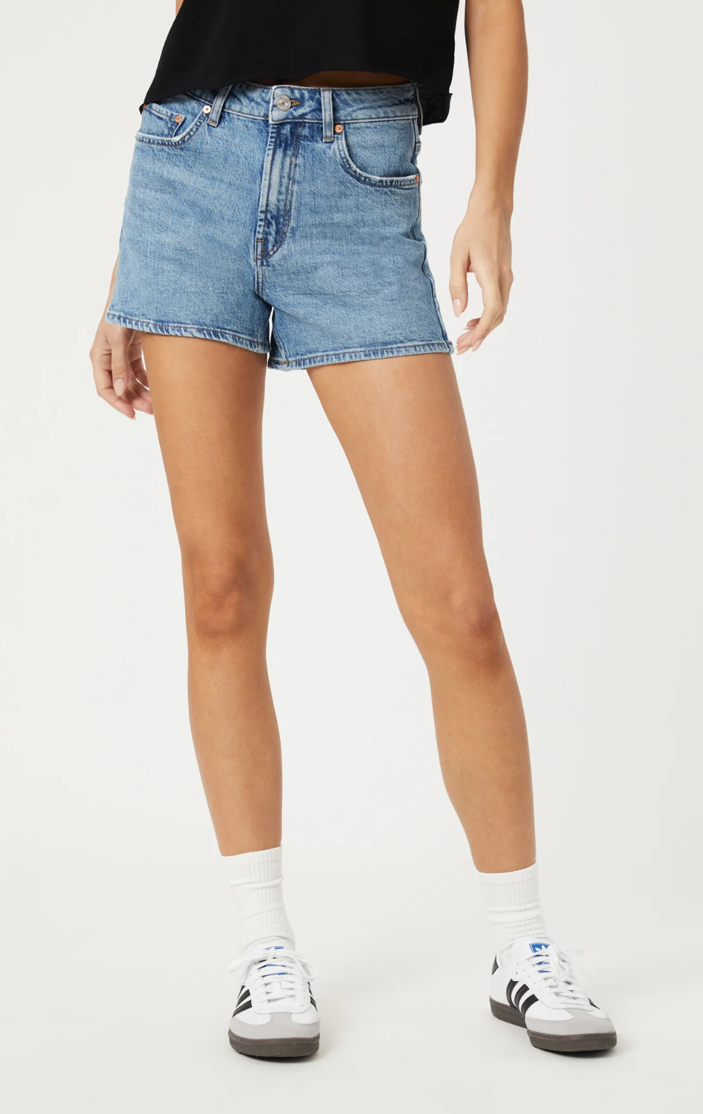 VELLA MID RECYCLED BLUE SHORTS