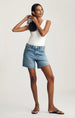 HEIDI LONG LIGHT BRUSHED CLASSIC BLUE SHORT
