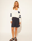 MADDOX VARSITY HEART CARDI