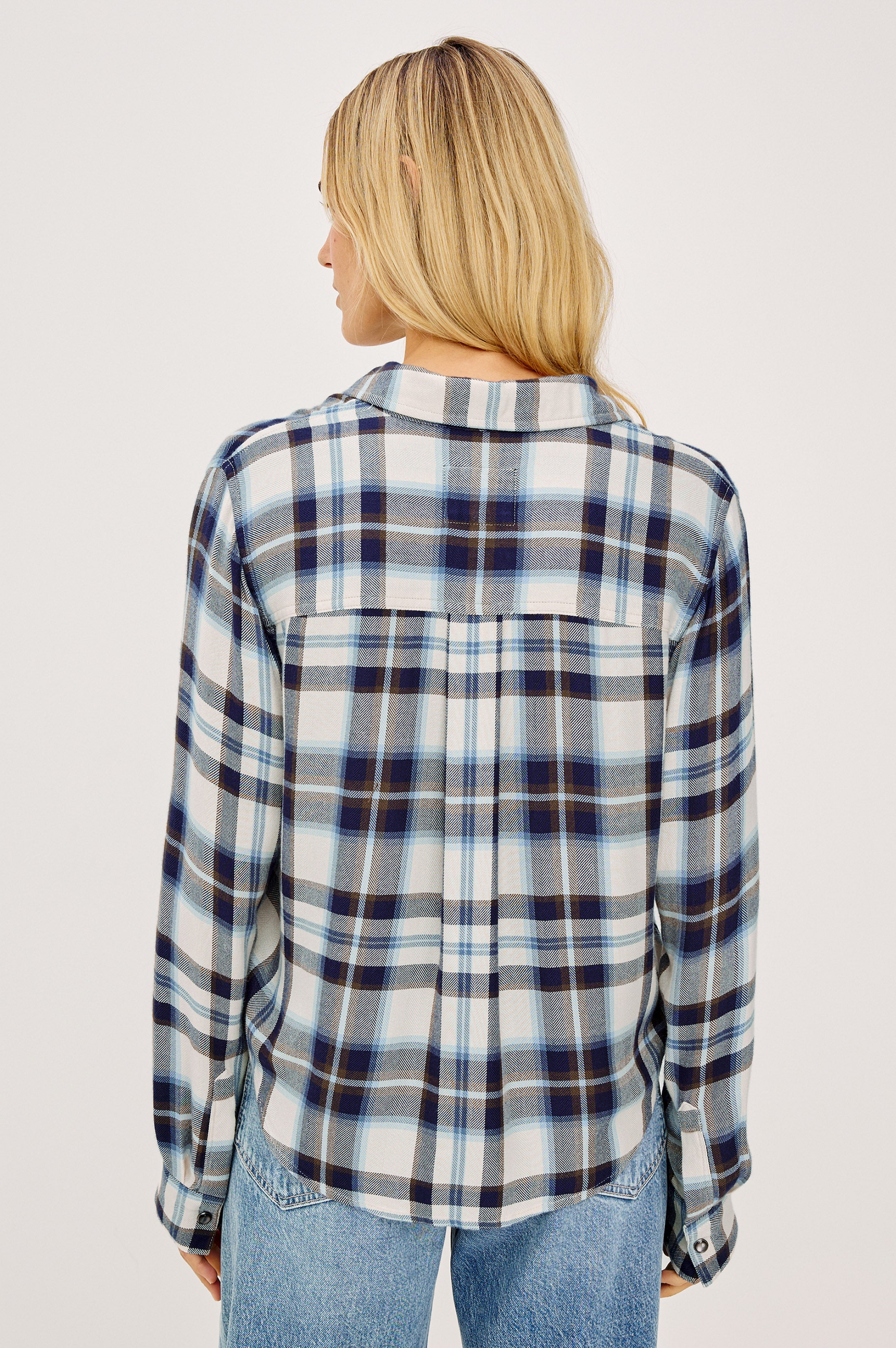 MALIN MIDNIGHT PLAID SHIRT
