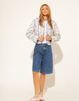 MARION QUILTED FLORAL REVERSIBLE JACKET