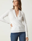 MERI GAUZY WHISPER CLASSICS WRAP TOP