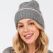 CONTRAST TRIM CUFFED TOQUE