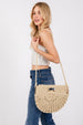 TOP HANDLE STRAW HANDBAG