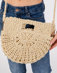 TOP HANDLE STRAW HANDBAG