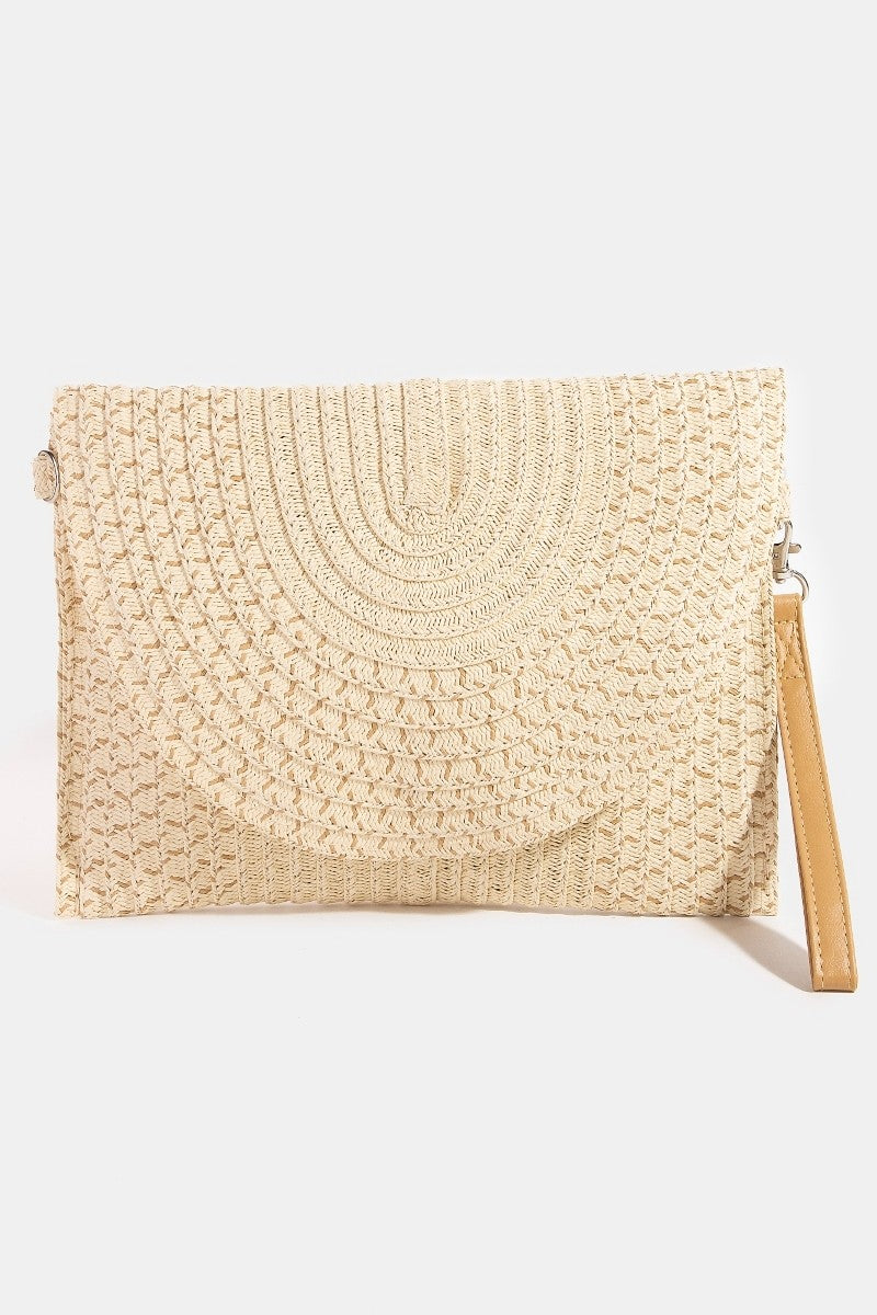 SPECKLED CURVED FLAP CLUTCH