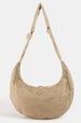 KNOT STRAP MESH CRESCENT BAG