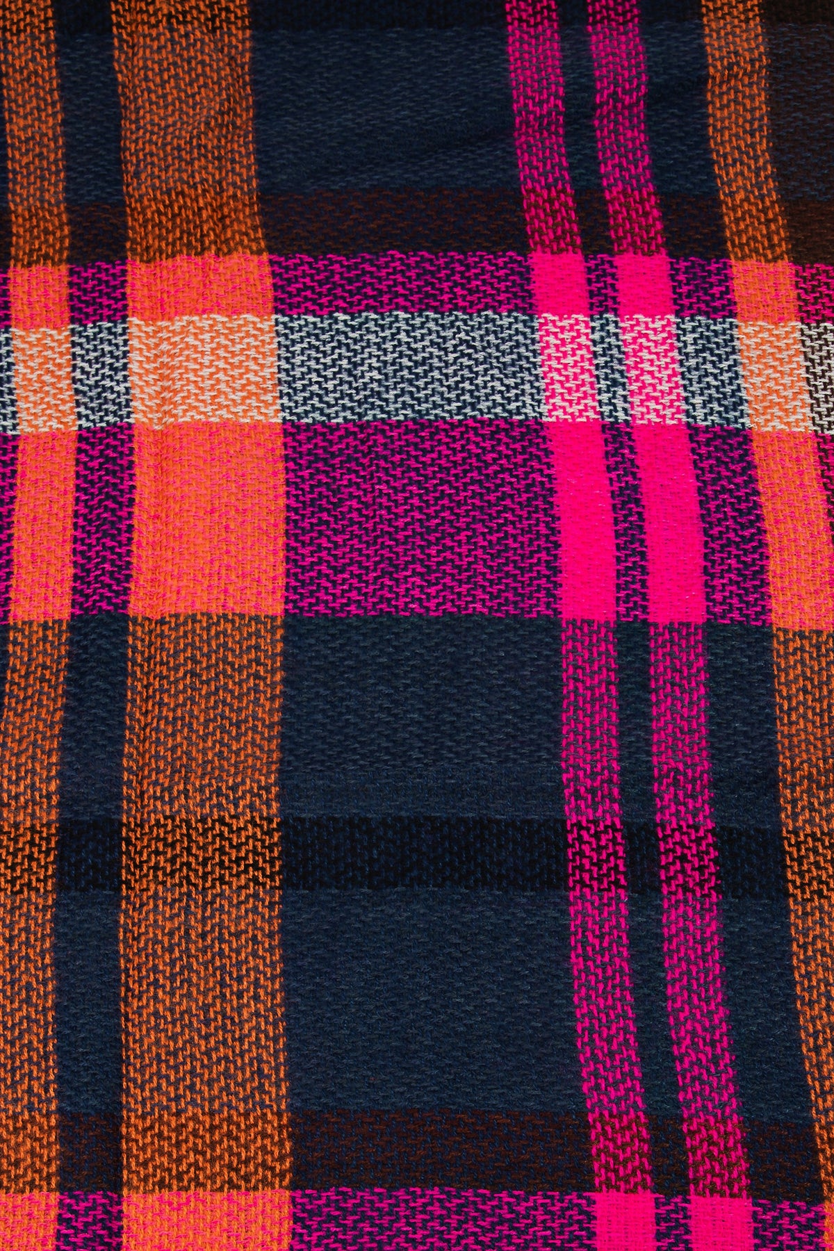PLAID BLANKET SCARF