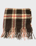 LOOSE WEAVE PLAID SCARF