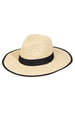 RIBBON BAND STRAW HAT