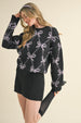 BOW PRINT SWEATER