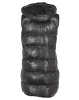 VEO LONG LEATHER PUFFER VEST