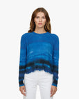 OMBRE SCALLOP SHAKER SWEATER