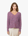 MARLED SHAKER V-NECK SWEATER