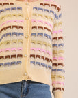 GEO KNIT CARDIGAN