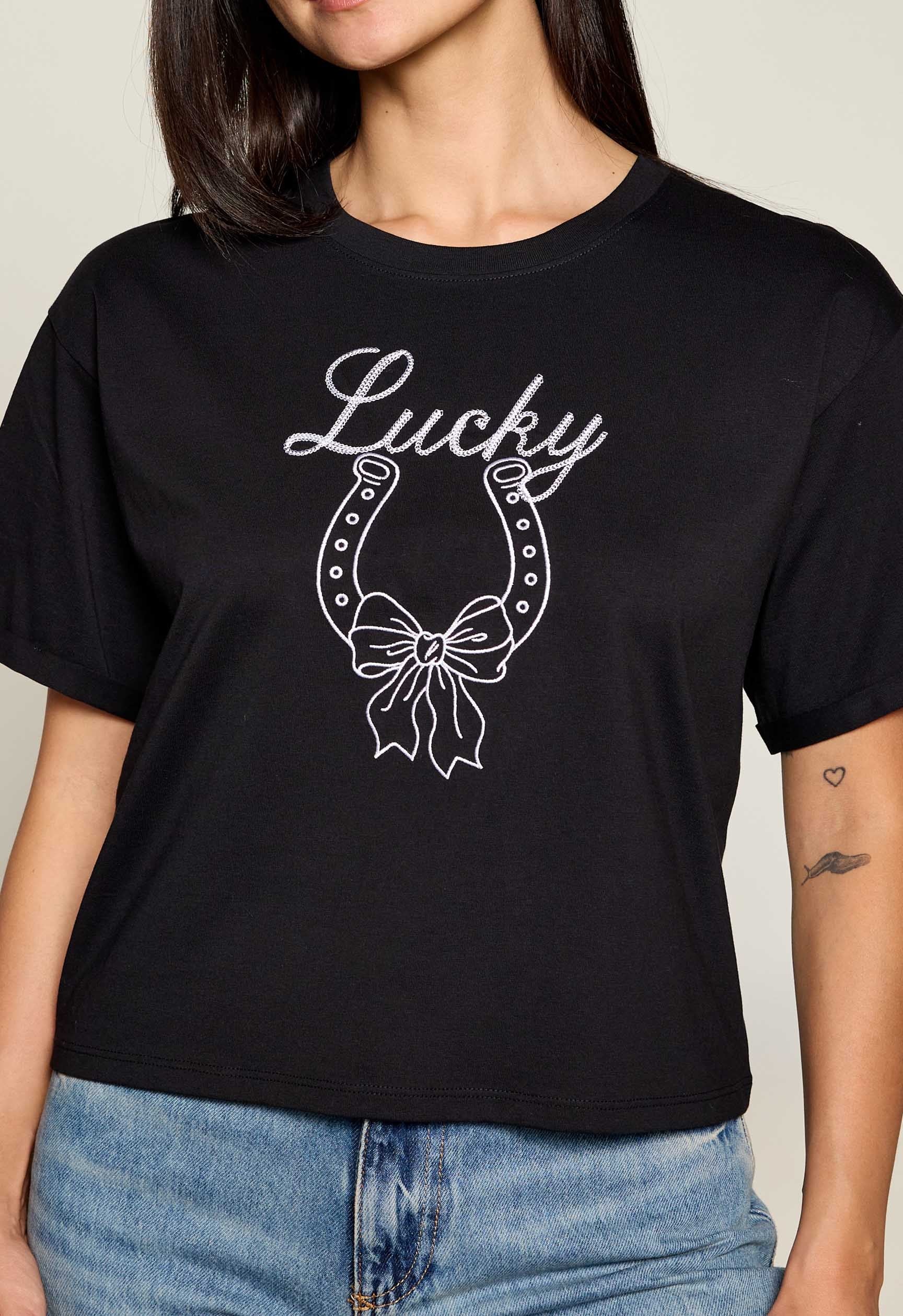 LUCKY HORSESHOE TEE