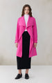 OLIVIA CASCADE COLLAR TRENCH COAT