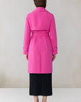OLIVIA CASCADE COLLAR TRENCH COAT