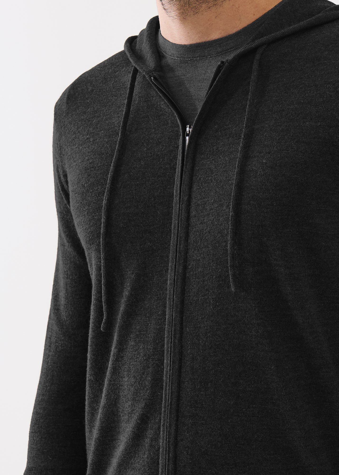 EXTRAFINE MERINO FULL ZIP HOODIE