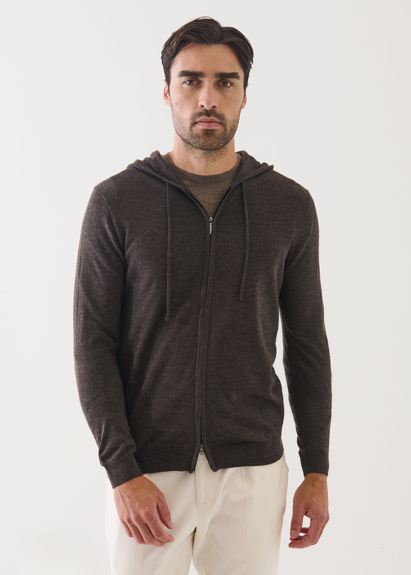 EXTRAFINE MERINO FULL ZIP HOODIE