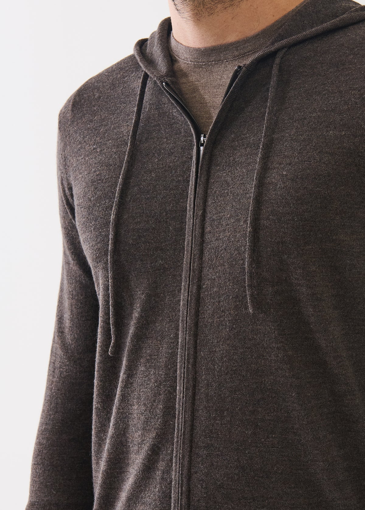 EXTRAFINE MERINO FULL ZIP HOODIE