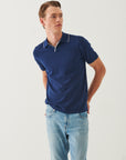 SHORT SLEEVE COT CUPRO 14GG TIPPED POLO