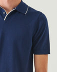 SHORT SLEEVE COT CUPRO 14GG TIPPED POLO