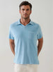 SHORT SLEEVE BEACH TERRY JOHNNY COLLAR POLO
