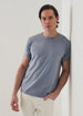 SHORT SLEEVE PIMA COTTON STRETCH VINTAGE WASH CREW TEE