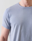 SHORT SLEEVE PIMA COTTON STRETCH VINTAGE WASH CREW TEE