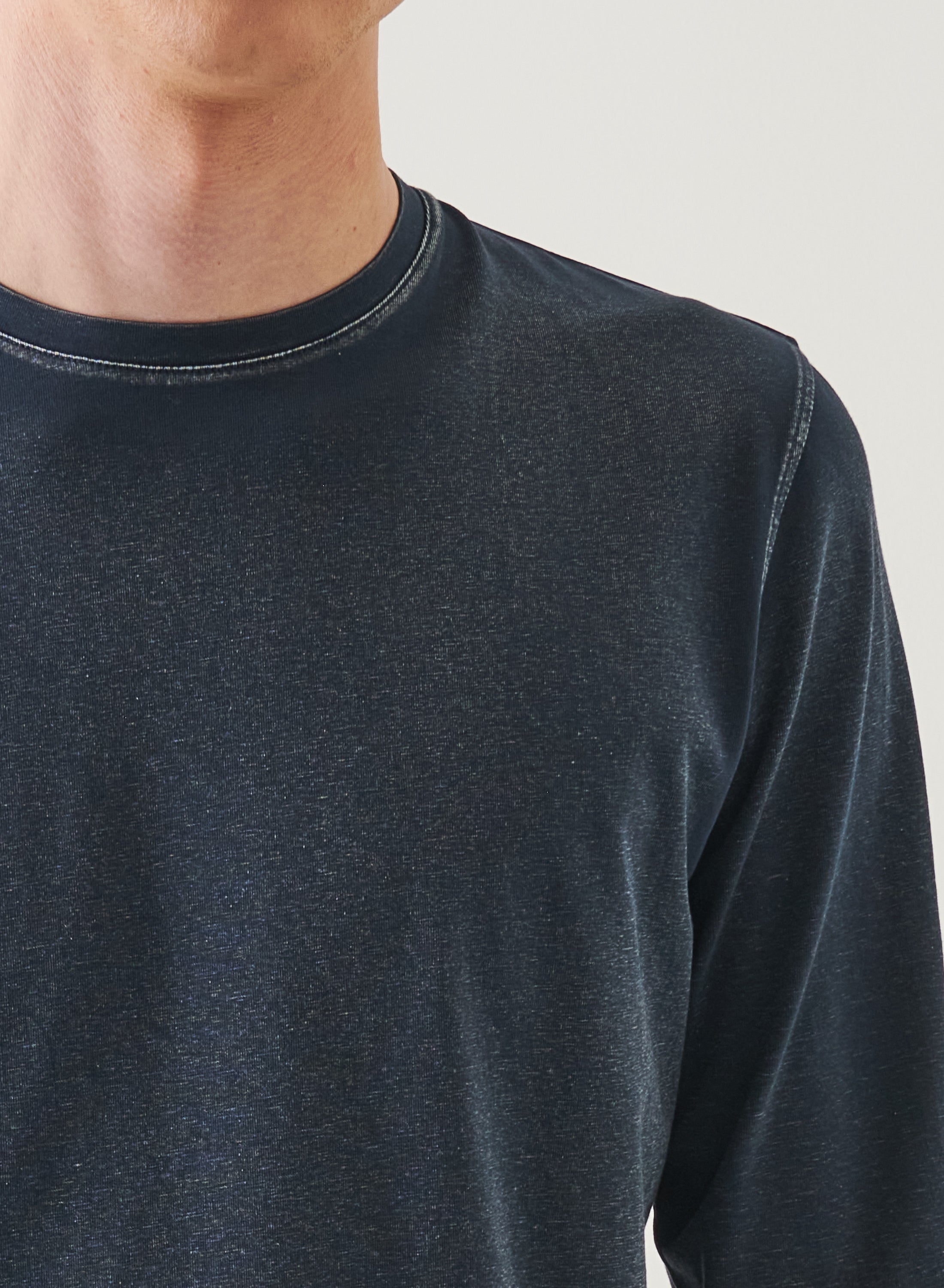 *COMING SOON* LONG SLEEVE PIMA COTTON VINTAGE WASH CREW NECK TEE
