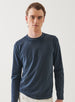LONG SLEEVE PIMA COTTON VINTAGE WASH CREW NECK TEE