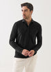 LONG SLEEVE ICONIC PIMA COTTON STRETCH POLO