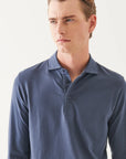 LONG SLEEVE ICONIC PIMA STRETCH POLO