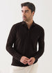 LONG SLEEVE ICONIC PIMA COTTON STRETCH POLO