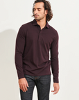 LONG SLEEVE ICONIC PIMA STRETCH POLO