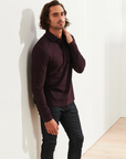 LONG SLEEVE ICONIC PIMA STRETCH POLO