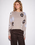 PRESLEY FLORAL CREW NECK SWEATER