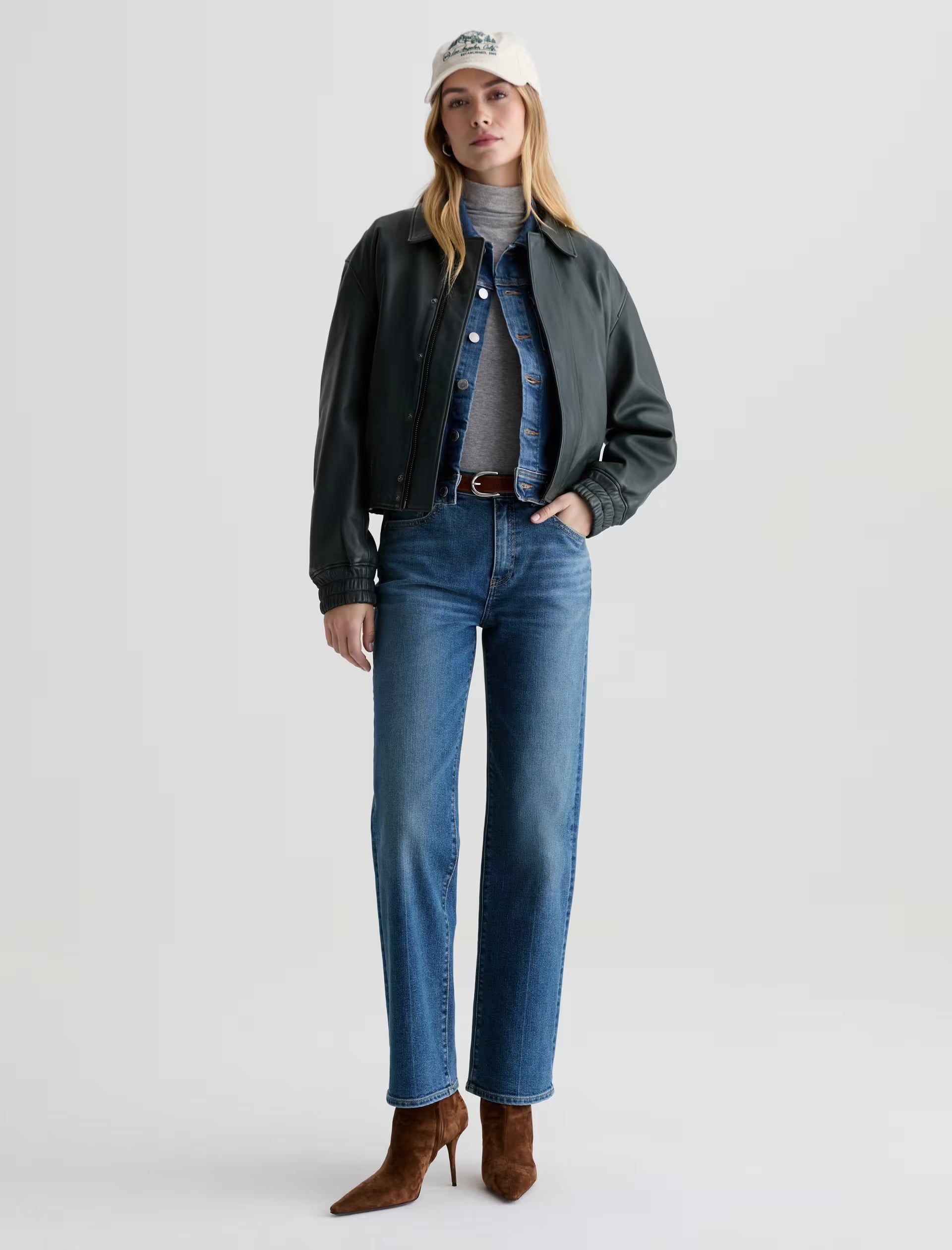 BRINLEY MID-RISE STRAIGHT IN REWIND