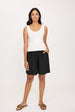 LINEN BERMUDA SHORTS