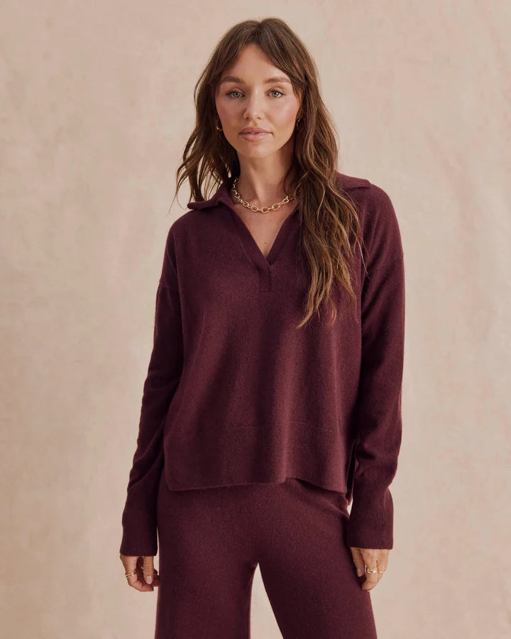 *COMING SOON* TORI CASHMERE POLO SWEATER
