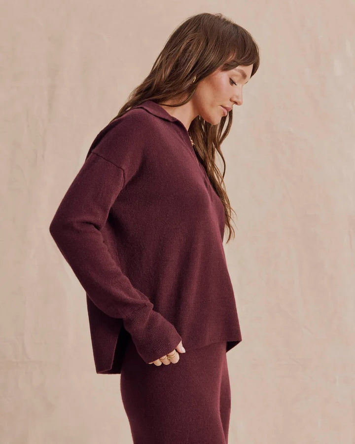 *COMING SOON* TORI CASHMERE POLO SWEATER