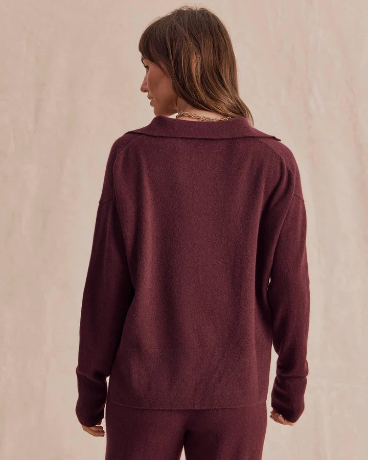 *COMING SOON* TORI CASHMERE POLO SWEATER